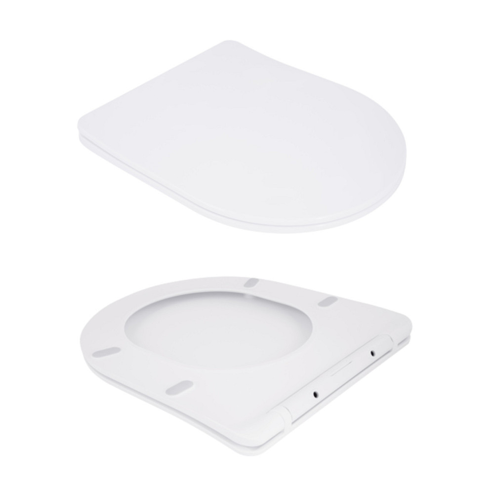 Унітаз підвісний Qtap Robin New безобідковий із сидінням Soft-close QT13332381ASW Київ - фото 8