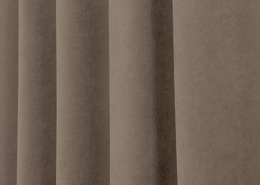 Комплект готових штор VR-Textil Мікровелюр Petek YL № 1701ш Капучино 100х295 см 2 шт (31-752) Київ - фото 16