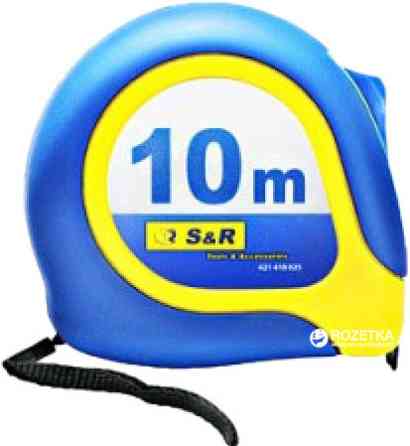Рулетка S&R Mustang 10 м x 25 мм (421410025) Коломия