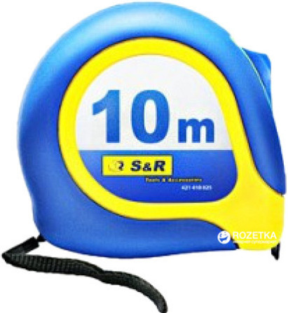 Рулетка S&R Mustang 10 м x 25 мм (421410025) Коломыя - изображение 1