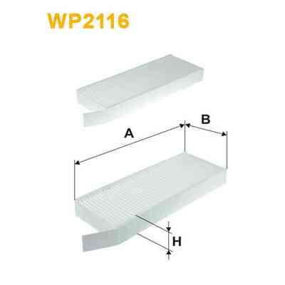 Фильтр салона Wixfiltron WP2116 Винница