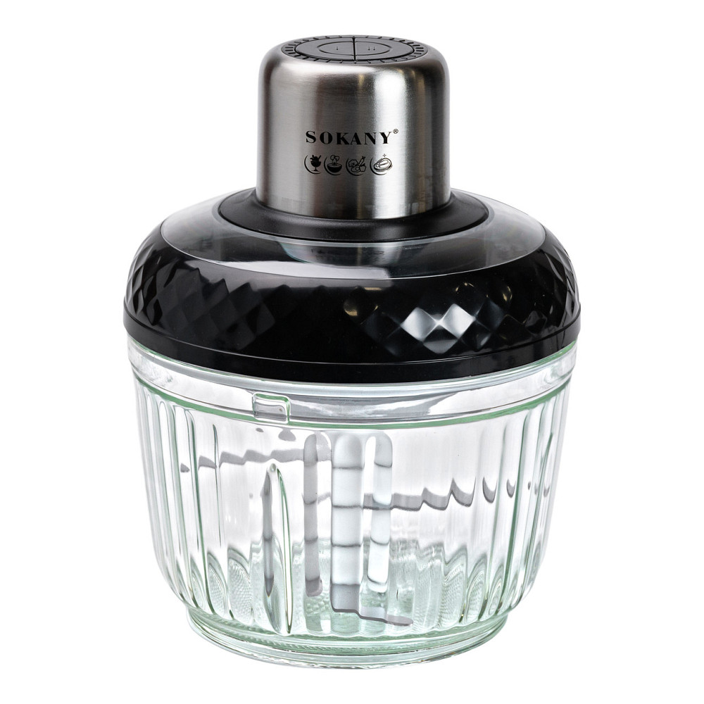 Sokany Чопер подрібнювач Sokany SKYM7032B 2в1 з чашами 0.5 і 1,5 літри 800 Вт Коломыя - изображение 3