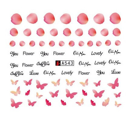 Водные наклейки для ногтей А543 Киев - изображение 1