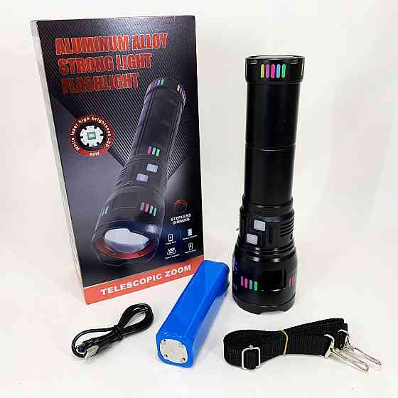 Мощный тактический фонарь светодиодный, Переносной ручной мощный фонарь Оригинальный ручной AG-80 Львов