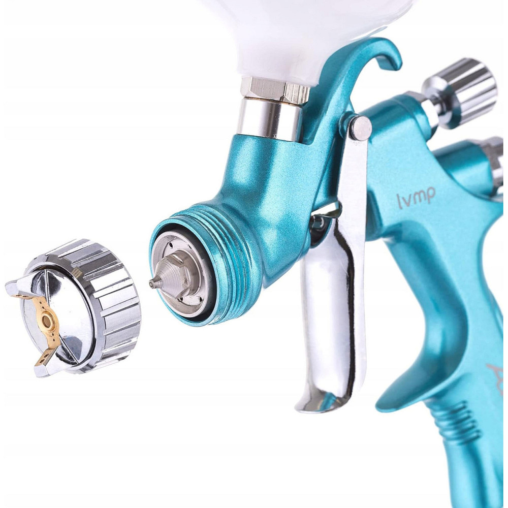 Фарбопульт пневматичний LVMP верх.пласт.бачок 250 мл, 1,2 мм AUARITA NOVA-LIGHT-1.2 Одеса - фото 3