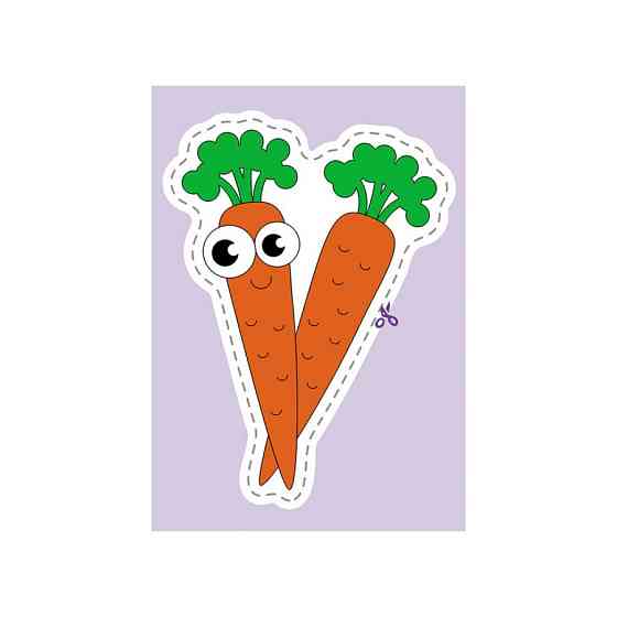 Вирізалки для найменших. Овочі та фрукти КЕНГУРУ 1376003 від 3 років Вінниця