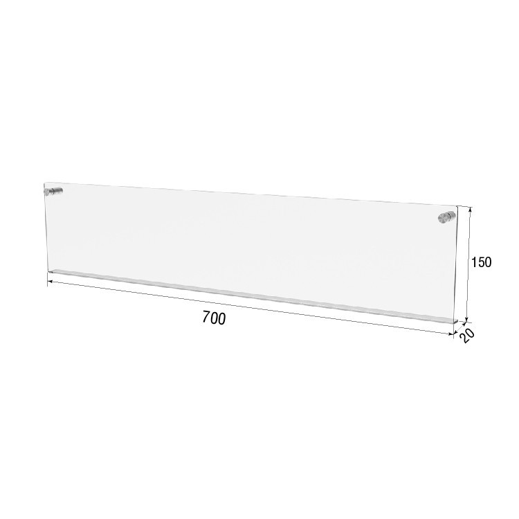 Полиця EKOSTAR настінна 700х150 Київ - фото 3