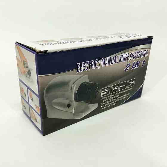 Міні точильний верстат ELECTRIC SHARPENER 220 В, Побутова електроточила для ножів, Ножеточка OM-327 від мережі Київ