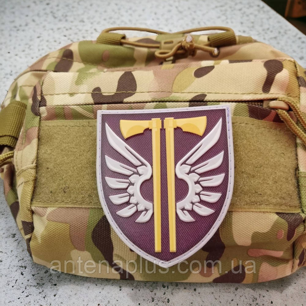 77 отдельная аэромобильная бригада новый ВСУ шеврон / патч Киев - изображение 3