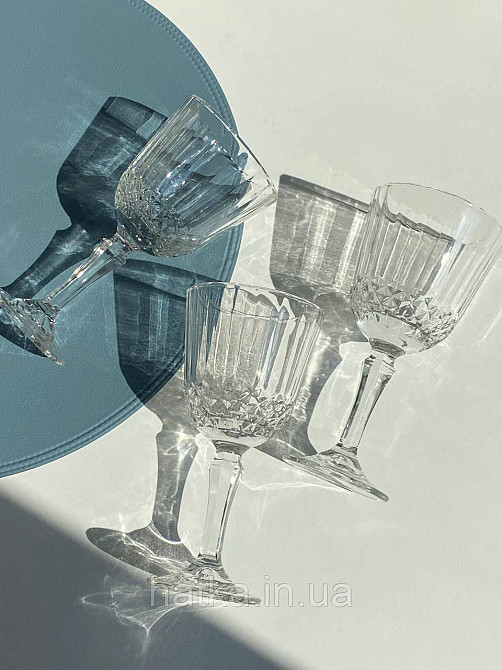 Набір келихів 6 шт "Джесика" 215 мл для вина прозорий для дому та ресторану Київ - фото 4