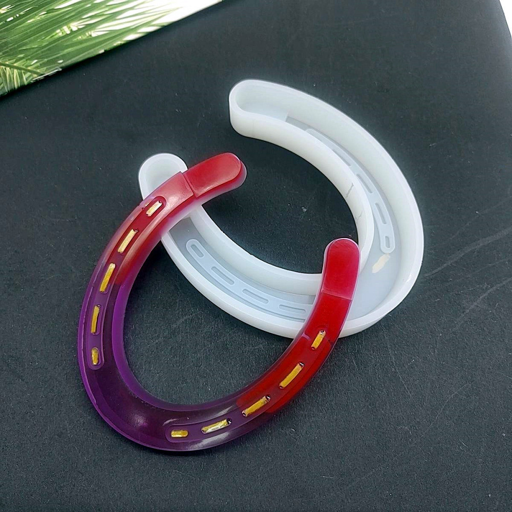 Молд силиконовый Подкова 95 на 108 мм серый Киев - изображение 1