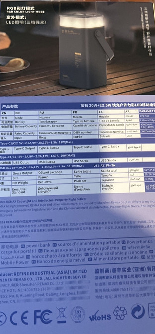 PowerBank Remax RPP-596 40000mAh. Харків - фото 2