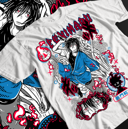 Футболка аниме Фире Форке Бенимару Схинмон оверсайз (S/M/L) Черний AnimeJ0645 Днепр