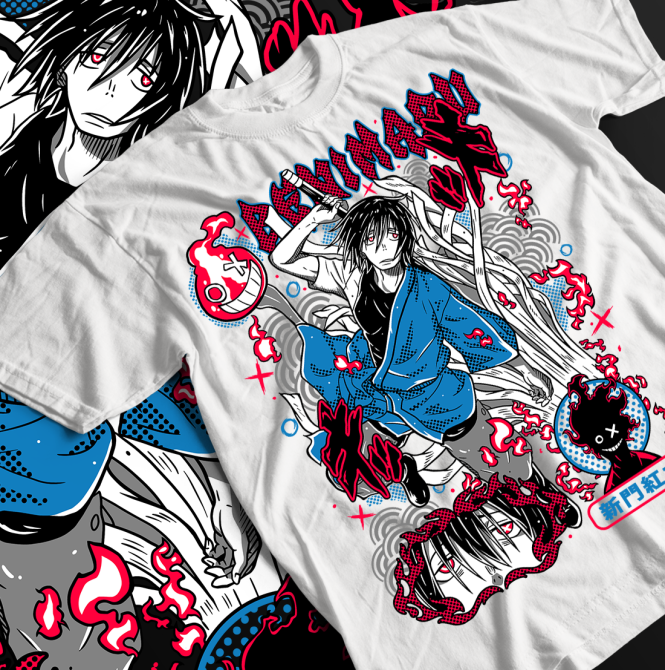 Футболка аниме Фире Форке Бенимару Схинмон оверсайз (S/M/L) Черний AnimeJ0645 Днепр - изображение 1