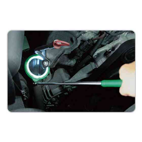 Дзеркало телескопічне з підсвічуванням TOPTUL збільшувальне d=55 мм, 268-955 мм JJAM0596 Одеса