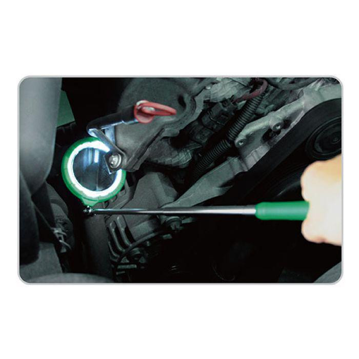 Дзеркало телескопічне з підсвічуванням TOPTUL збільшувальне d=55 мм, 268-955 мм JJAM0596 Одеса - фото 2