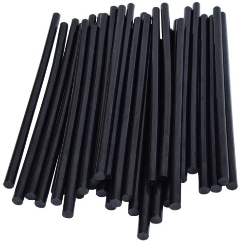 Термоклей тонкий діам.-7мм, довжина 200мм, чорний Полтава - фото 1