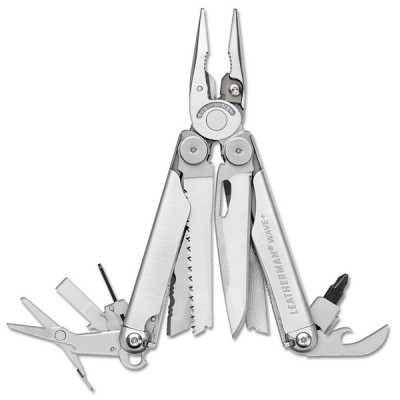 Мультитул Leatherman WAVE PLUS, синтетичний чохол, карт. коробка (832524) Вінниця - фото 1