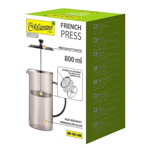 Френч-прес для каві/чаю 800 мл MR-1861-800 Maestro Житомир - фото 6