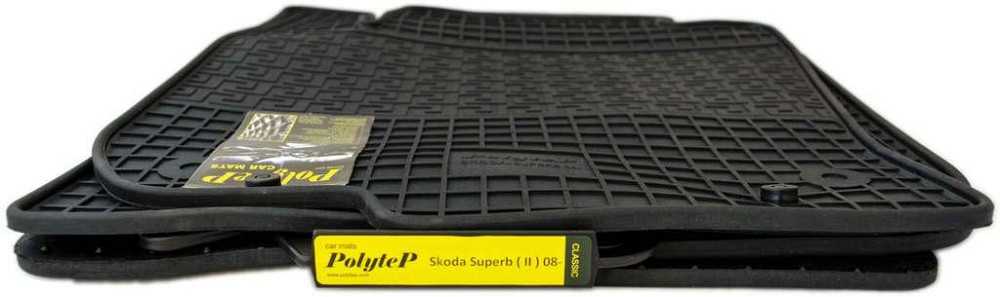 Коврики салона резиновые Skoda Superb (2) 08-, к-т (4шт.) Киев - изображение 1