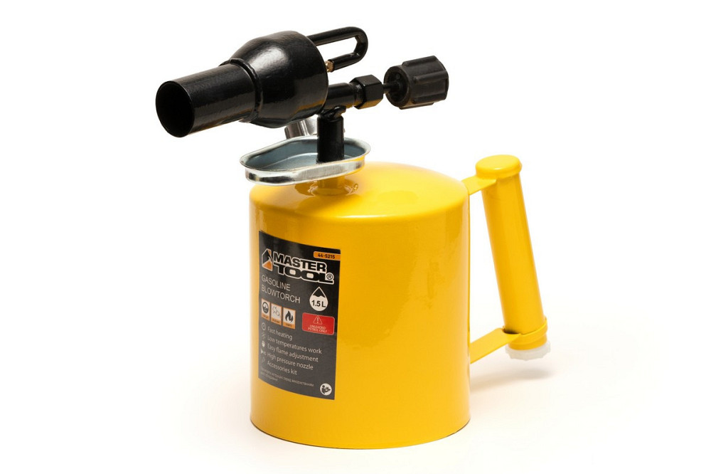 Лампа паяльна бензинова MASTERTOOL 1.5 л 1100 °C 32 мм 1200 г/рік 0.25 МПа 44-5215 Рівне - фото 1
