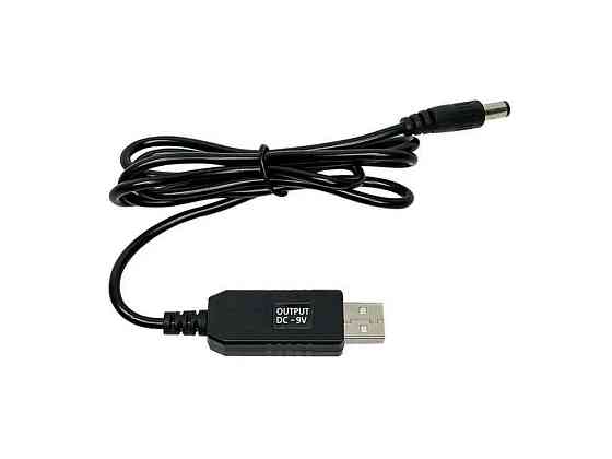 Кабель для роутера DC-USB 9V 5.5х2.1мм в т.у. ТМ GERLAX Solmir Киев