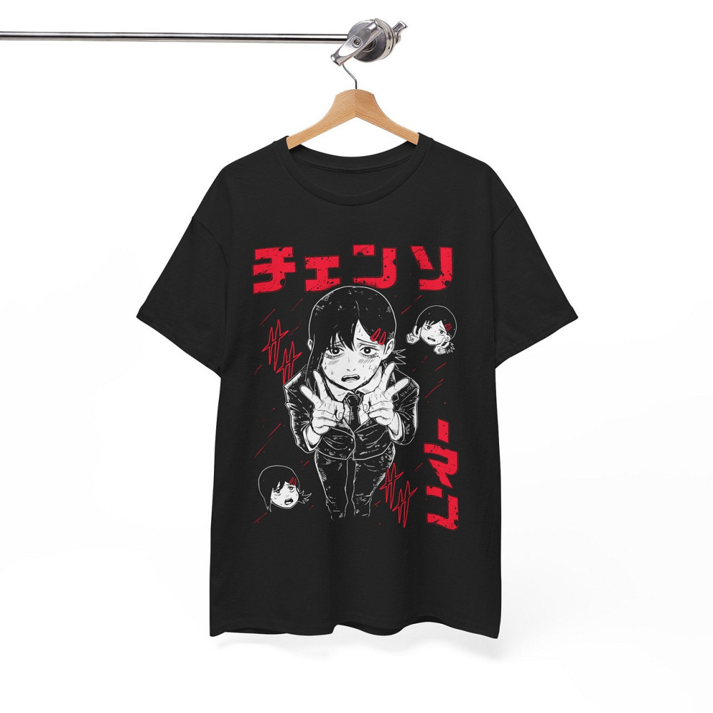 Футболка для мальчика аниме Человек-бензопила оверсайз (рост от 165 до 180 ) Черний AnimeJ0407m Днепр - изображение 6