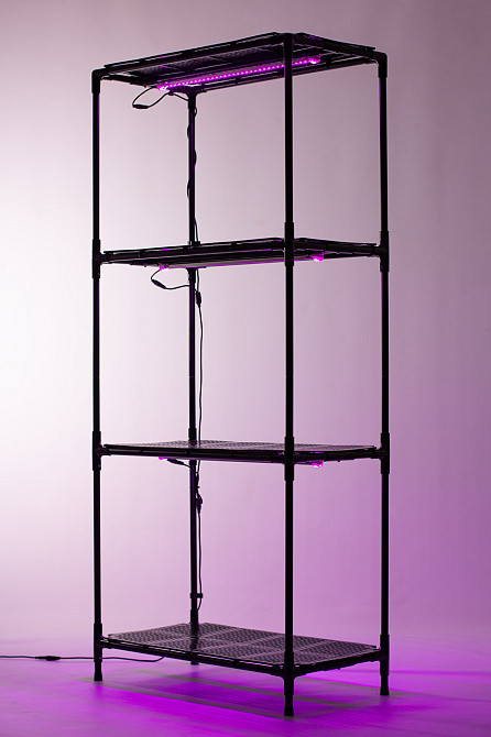 Підставка для квітів, Полиця стелаж для рослин з вбудованим фіто світлом Lima 60 Bicolor Борисполь - изображение 7