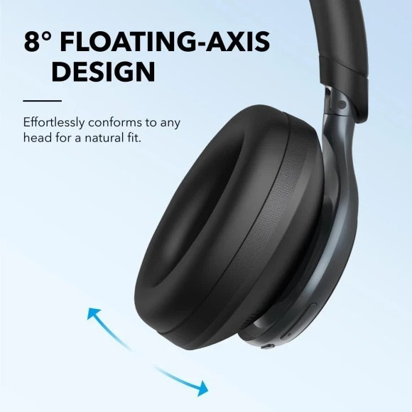 Bluetooth-гарнітура Anker SoundCore Space One Black (A3035G11) ( Чорний ) Харьков - изображение 2