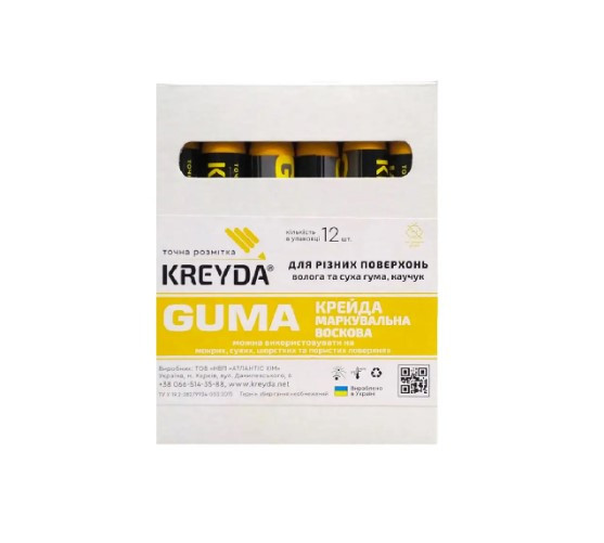 Мел восковой для маркировки по Резине (12шт), желтый Павлоград - изображение 3