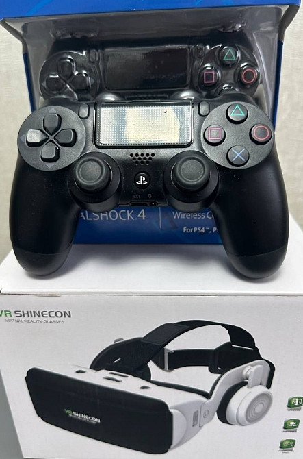 Геймпад ps4 DUALSHOCK + 3D окуляри. Харків - фото 8