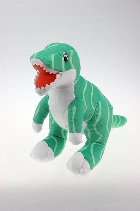Интерактивное мягкое животное YQ5861 (48шт/2)Тиранозавр, реал.зв-рык,тов(25*12*22), в кор.18*12*23см Киев - изображение 1