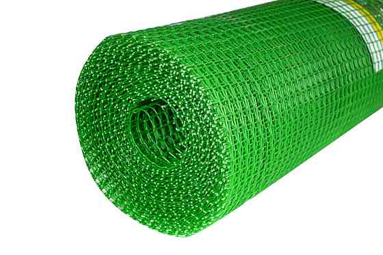 Сетка 13*13 пластмассовая 1.0х20 м (зеленая) квадрат Днепр