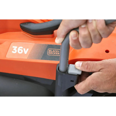 Газонокосарка Black&amp;Decker акумуляторна 36 В, 2.5 Ач, 32 см, 1 АКБ та ЗП (BCMW3336L1) Вінниця - фото 12
