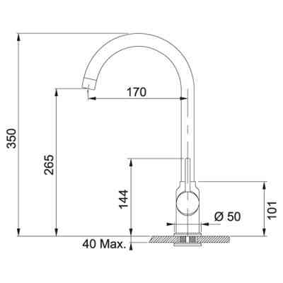Смеситель Franke Pola (115.0622.947) Винница