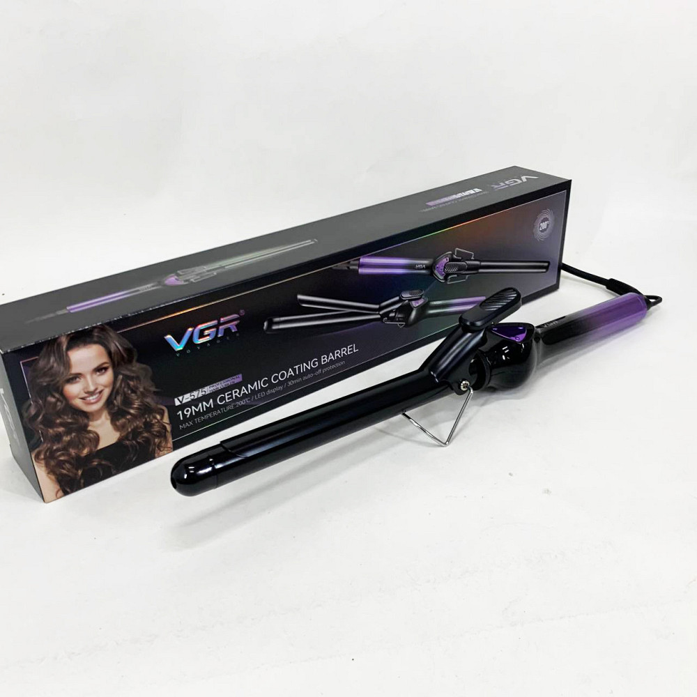 Плойка-стайлер для завивки VGR V-575 PURPLE, Плойка для волос хорошая Стайлер-плойка локонов EW-65 Львов - изображение 4