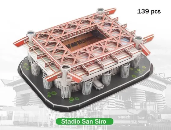 Стадіон Сан-Сіро. Величезні 3D пазли "Stadio san siro" Тривимірний конструктор-головоломка Кам'янець-Подільський