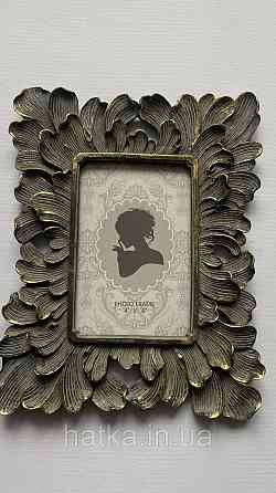 Рамка для фотографії 27*2*21 см 15*10 см фото бронзовий полістоун Київ