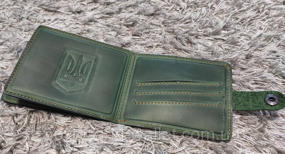 Шкіряна обкладинка портмоне на посвідчення "ДСНС" Київ - фото 9