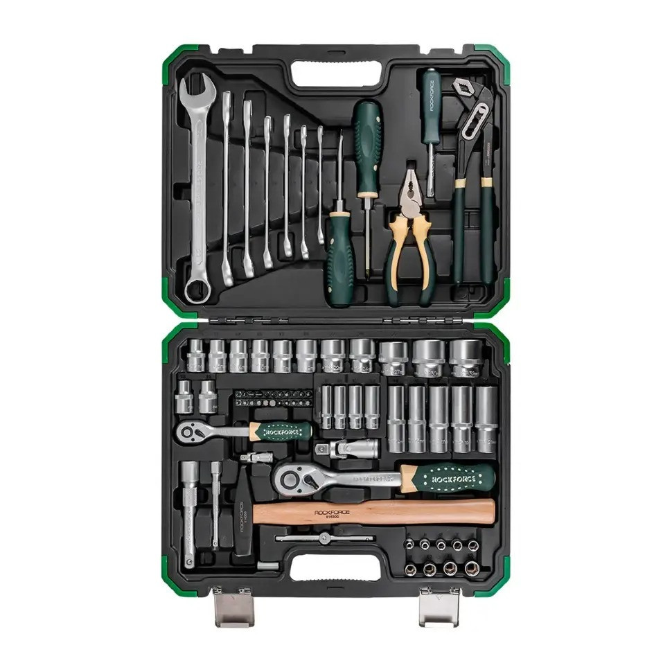 Набор инструментов 74пр. 1/4'', 1/2'' (6гр.) ROCKFORCE RF-4742-5 Одесса - изображение 1