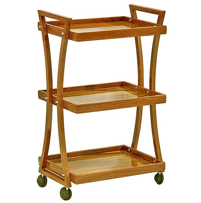 Етажерка для ванної на коліщатах "Транамалі" охра Миколаїв - фото 1