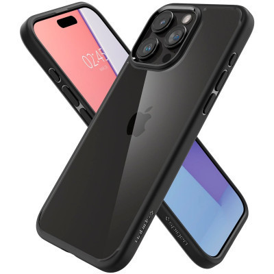 Чохол до мобільного телефона Spigen Apple iPhone 15 Pro Ultra Hybrid Matte Black (ACS06713) Вінниця - фото 3
