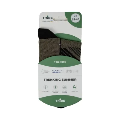 Носки Tribe Trekking Summer olive 41-43 (T-KB-0005-olive-41-43) Винница