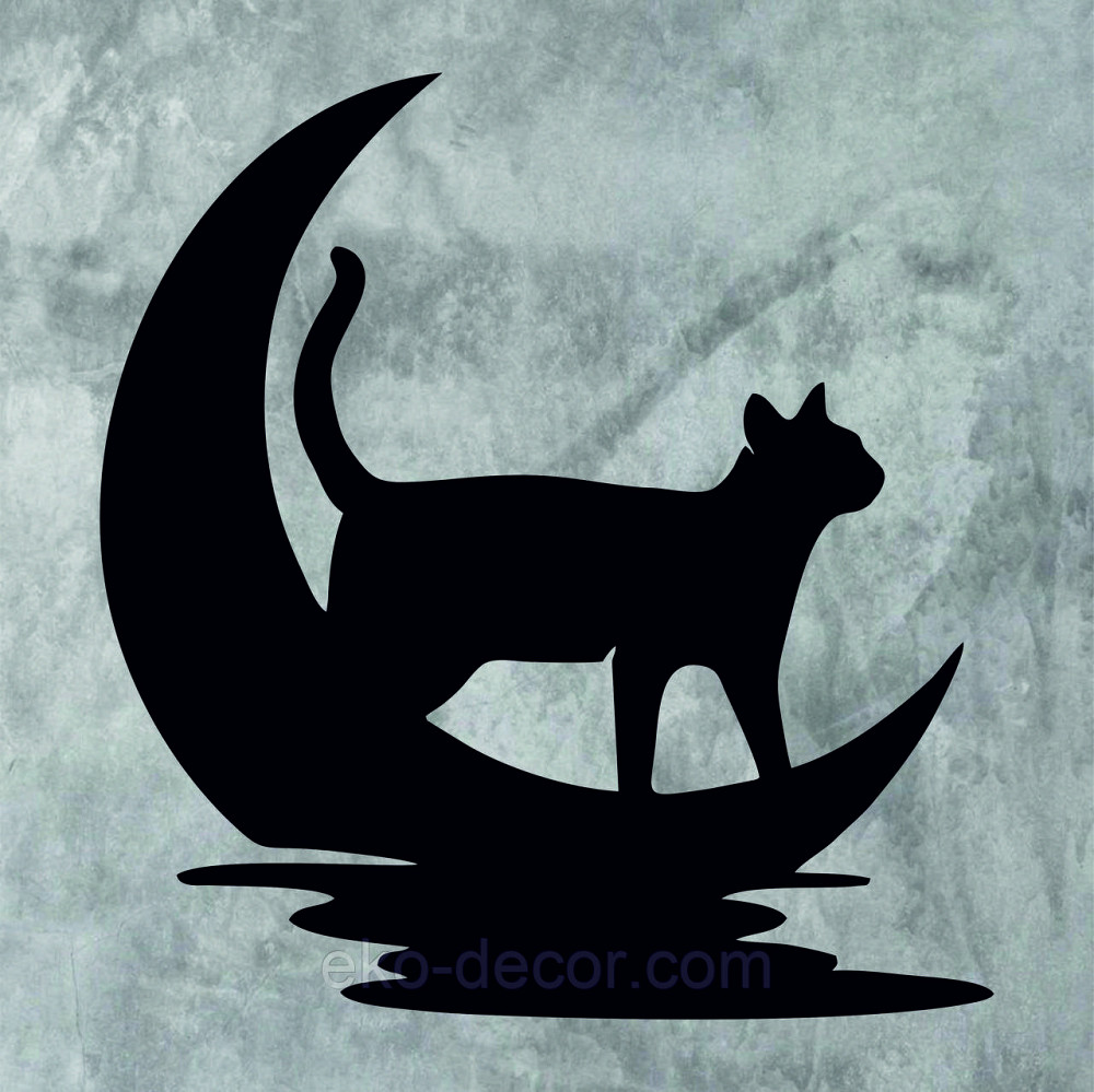 Декоративне настінне 3D Панно «Кіт» Декор на стіну з об'ємом Київ - фото 7