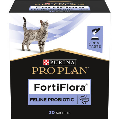 Пробиотическая добавка для животных Purina Pro Plan FortiFlora Feline Probiotic 30х1 г (8445290040794) Винница - изображение 1