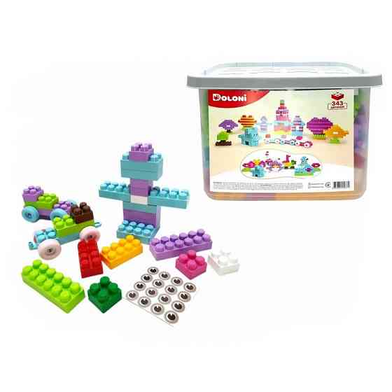 Детский блочный конструктор 