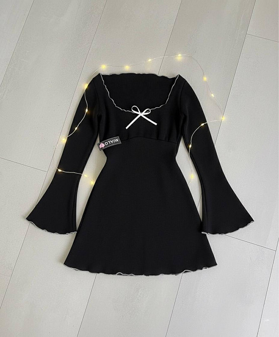 Жіноча стильна міні сукня з турецької ангори Одеса - фото 3