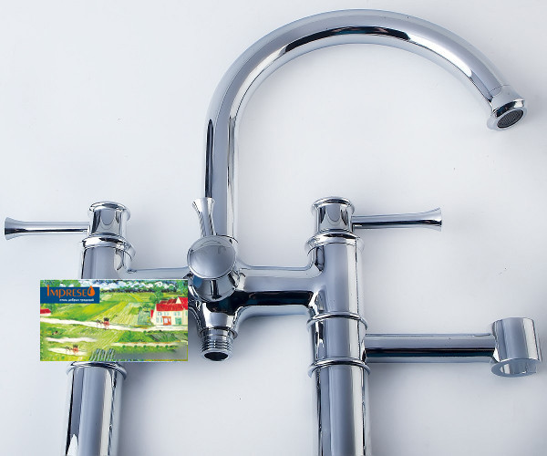 Змішувач для ванни окремостоячий Imprese Podzima Ledove ZMK01170106 Київ - фото 3