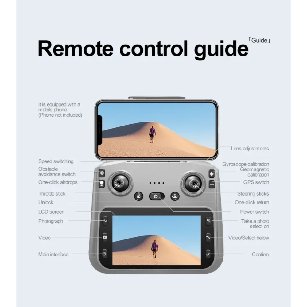 Квадрокоптер дрон K19 MAX 5.9″ 1200м (до 30 мин) с кейсом Киев - изображение 3