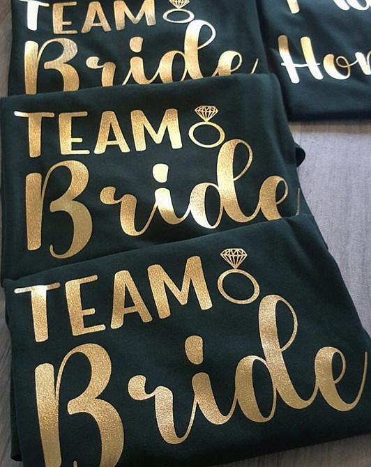 Футболки для девичников - Bride\Team Bride Черновцы - изображение 1